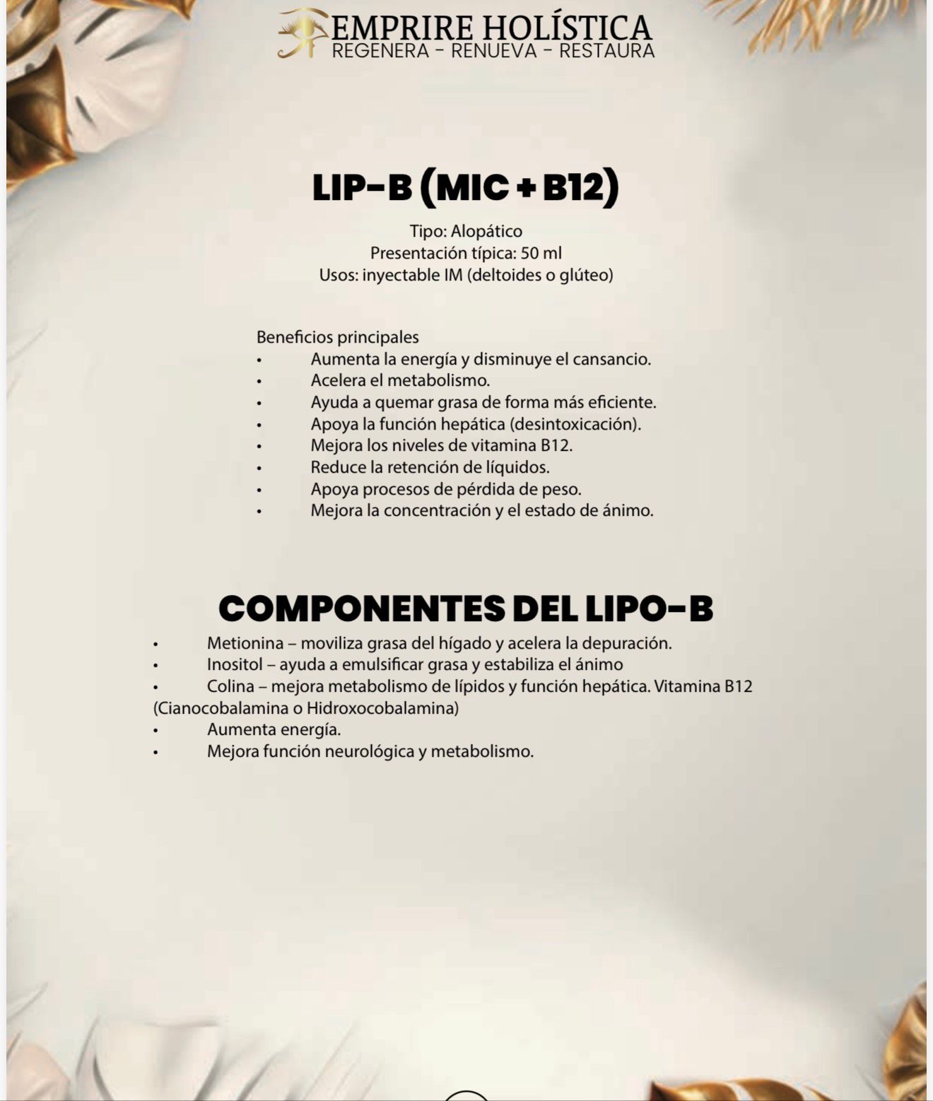 LIP-B (MIC + B12)